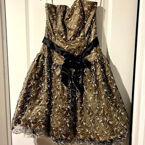 Strapless party dress